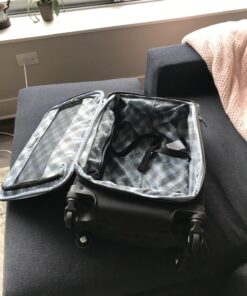 Travelpro Maxlite 5 Softside Expandable Luggage with 4 Spinner Wheels, Lightweight Suitcase, Men and Women, Black, Carry-On 21-Inch 71 81ad5oD5UJL