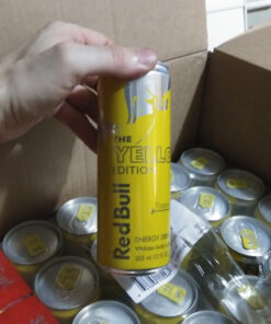 Red Bull Energy Drink, Tropical, Yellow Edition, 12 fl oz (24 Pack) 12 oz. can 21 81aeEgyPjL