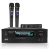 Pyle 1000W Bluetooth Home Theater Karaoke Receiver - 5.2-Ch Stereo Amplifier 2 UHF Wireless Microphone Video Pass-Through Supports, MP3/USB/HDMI/AM/FM Radio - Pyle PT888BTWM , Black 12 81aeKzvjL