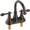 Derengge F-4501-NB 2 Handle Oil Rubbed Bronze Bathroom Sink Faucet with Pop up Drain,cUPC NSF AB1953 21 81aeOXSYk8L