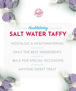 Alternative view of Bulk Saltwater Taffy, Huckleberry, 3 Pounds
