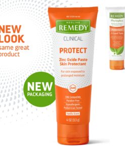 Alternative view of Medline Remedy CLINICAL Zinc Oxide Paste Skin Protectant (4 oz Tube), Vanilla Scent, Diaper Rash Cream, Incontinence Care, Wetness Protection, Paraben Free, Hypoallergenic, Adults, Children