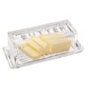 Bezrat Glass Butter Dish with Lid | Classic 2-Piece Design Butter Keeper | Covers and Holds a Standard Stick of Butter | Dishwasher Safe 32 81afeCS0OsL