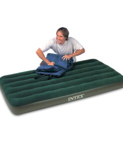 Intex Prestige Downy Airbed Kit with Hand Held Battery Pump, Twin 13 81affrf93eL