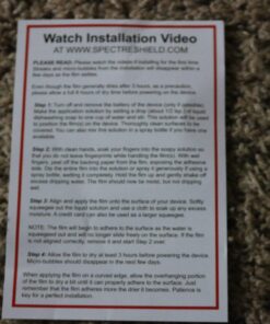 Spectre Shield (8-Pack Screen Protector for Fitbit Charge 2 (1" inch) Screen Protector Case Friendly Accessories Flexible Full Coverage Clear TPU Film 1"-inch 24 81agvjQw3tL