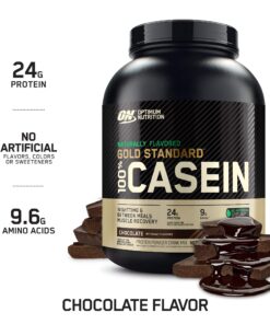 Alternative view of Optimum Nutrition Gold Standard 100% Micellar Casein Protein Powder, Naturally Flavored Chocolate creme, 4 Pound (Packaging May Vary) 4 Pound (Pack of 1)