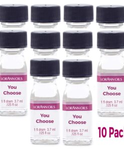 Alternative view of LorAnn SS flavors 10 pack of 1 dram bottles (.125 fl oz - 3.7ml) YOU CHOOSE THE FLAVORS Plus a 1 dram dropper Variety 0.12 Fl Oz (Pack of 10)