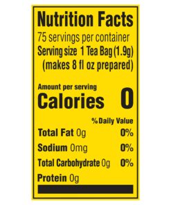 Lipton Tea Bags For a Delicious Beverage Decaffeinated Black Tea Caffeine-Free and Made With Real Tea Leaves 75 Tea Bags Decaf Black Tea 75 Count (Pack of 1) 20 81alaS8yy5L