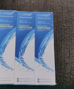 ICEPURE DA29-00020B Samsung Refrigerator Water Filter Replacement for DA29-00020A/B, HAF-CIN/EXP, RF28HFEDBSR, RF263BEAESR, RF263TEAESG, RF28HDEDBSR, HAF-CIN, RF4287HARS,RF4267HARS ,DA97-08006A 3PACK 62 81ao7laQwL