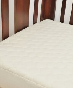 Alternative view of American Baby Company Waterproof Crib and Toddler Mattress Protector, Quilted Fitted Protector Pad Cover made with Organic Cotton Top Layer, 52“ x 28" Crib (28" x 52")