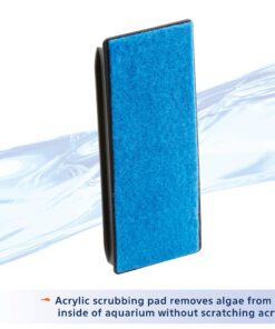 Aqueon Aquarium Algae Cleaning Magnets Glass/Acrylic, Small, Black 24 81ap9cTinmL