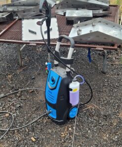 Commowner 3800 PSI Electric Pressure Washer- 4.0 GPM High Power Machine with 4-in-1 Quick Changeover Spray Tips and Soap Bottle for Car Washing, Fence Cleaning, Patio Maintenance(Upgraded) NACY BLUE 45 81aq8rByO5L