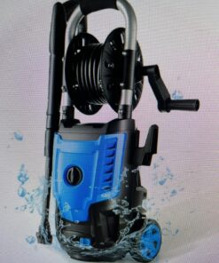 Commowner 3800 PSI Electric Pressure Washer- 4.0 GPM High Power Machine with 4-in-1 Quick Changeover Spray Tips and Soap Bottle for Car Washing, Fence Cleaning, Patio Maintenance(Upgraded) NACY BLUE 36 81aqkG0rXL