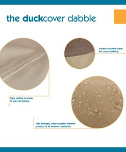 Duck Covers Elegant Waterproof 19 Inch Patio Umbrella Cover with Integrated Installation Pole 19L x 19W x 76H 13 81aqkzLKfyL