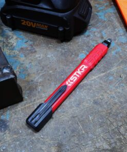Alternative view of STKR Concepts Mechanical Carpenter Pencil w / 3 pcs of replacement lead, red (77629)