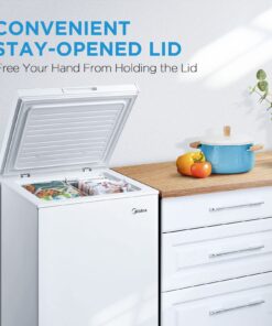 Midea MRC04M3AWW, White 3.5 cu. ft. Mini Freezer, Cubic Feet 3.5 Cubic Feet 39 81atPLaqBEL
