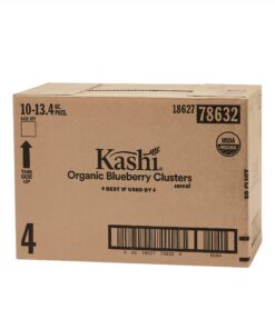 Kashi Organic Blueberry Clusters Breakfast Cereal - Non-GMO Project Verified, Bulk Size, 13.4 Oz Box (Pack of 10) 13.4 Ounce (Pack of 10) 20 81auC9zpR5L