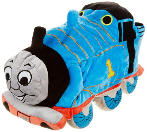 Jay Franco Thomas & Friends Plush Stuffed Toddler Pillow Buddy-Kids Super Soft Polyester Microfiber, 15 inch (Official Mattel Product), Thomas