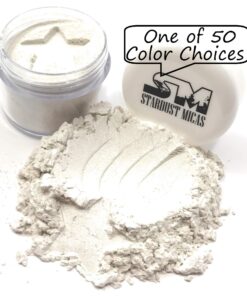 Stardust Micas Pigment Powder Cosmetic Grade Colorant for Makeup, Soap Making, Epoxy Resin, DIY Crafting Projects, Bright True Colors Stable Mica Batch Consistency (10 Gram Jar, Stardust Pearl) 10 Gram Jar 31 81awFnSZkPL