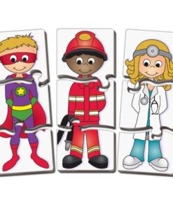 The Learning Journey: Match It! - Who Am I? - 20 Piece Self-Correcting Matching Puzzle Set - Diversity Toys for Toddlers Ages 3 and Up - Award Winning Toys Match It! - Who Am I? 9 81awHHvLPDL