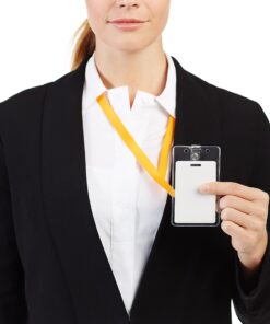 Amazon Basics Clear Name ID Badge Holder - Vertical (Pack of 50) 50.0 13 81ax6JyBBL