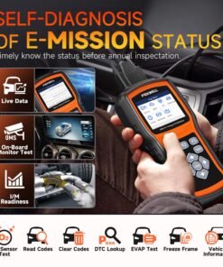 FOXWELL NT630 Plus OBD2 Scanner Diagnostic Tool, Car Code Reader ABS Scan Tool Bleeding Brake SRS Scanner Bidirectional Control with Airbag Light Reset SAS Calibration Oil Light EPB Service 40 81b PYPg1KL