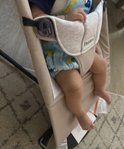 BABYBJÖRN Bouncer Balance Soft, Cotton/Jersey, Beige/Gray 38 81b iAOHFYL