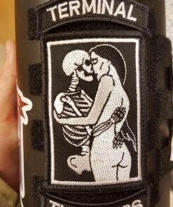 Customizable Text Tab Patch w/Hook Fastener Patch - Black 22 81b0cgNXngL