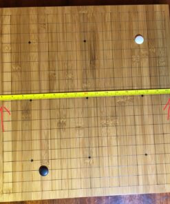 Brybelly Go Set All Natural Bamboo Wood Go Board | Bowls and 361 Bakelite Stones | 2-Player - Classic Chinese Strategy Board Game | Measures 19 x 19in Top Side or 13 x 13in Under Side Beginner's Board 1 60 81b13FMZzYL 1