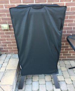 Unicook 40 Inch Smoker Cover for Masterbuilt, Electric Smoker Cover Heavy Duty Waterproof, Square Vertical Smoker Grill Cover Fade and UV Resistant, 23" W x 17" D x 39" H, Black 23”W x 17”D x 39”H 42 81b1A78hABL