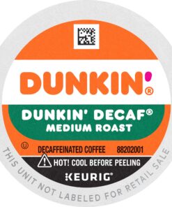 Dunkin' Decaf Medium Roast Coffee, 60 Keurig K-Cup Pods 13 81b1kmC98IL