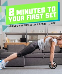 Elite Sportz Ab Roller Wheel - Gym & At Home Ab Workout Equipment with 2 Wheels to Exercise Core Abdominal Muscles - Strength Training Accessories for Abs 27 81b3A2CQjXS