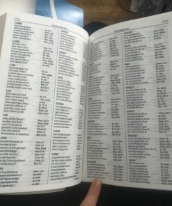 KJV Holy Bible, Giant Print Standard Size Faux Leather Red Letter Edition - Thumb Index & Ribbon Marker, King James Version, Dark Brown Imitation Leather 83 81b4Pe19aOL