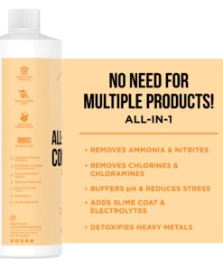 Alternative view of Aquarium Water Conditioner - Naturally Detoxifies and Removes Ammonia, Nitrite, Chlorine, and Chloramine from Saltwater and Freshwater (16 fl oz.)