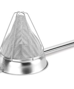 New Star Foodservice 537423 Stainless Steel Reinforced Bouillon Strainer, 8-Inch 10 81b6 dR10uL