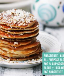 Viva Naturals Organic Coconut Flour (4 lbs) - Gluten Free Flour Substitute for Keto, Paleo and Vegan Baking, Low Fat and Fiber-Rich Coconut Baking Flour, Non-GMO, Unbleached and Unrefined, 1.81 kg 36 81b6MlK7uVL