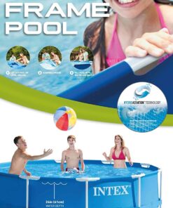 Intex Metal Frame Pool Set, 10-Feet x 30-Inch 30 81b6oUrIlaL
