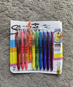 SHARPIE Liquid Highlighter, Chisel Tip Highlighters, Assorted Colors, 10 Count 10ct Assorted 38 81b6qg8LV8L