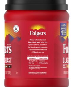 Folgers Classic Roast Medium Roast Ground Coffee, 11.3 Ounces 9 81b7nLTe17L