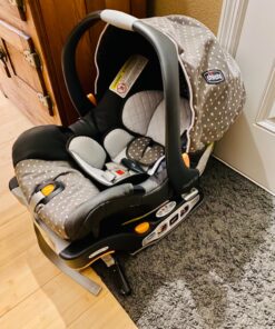 Chicco Keyfit Infant Car Seat and Base with Car Seat, Lilla SuperCinch LATCH Installation 33 81b9i6YaTL