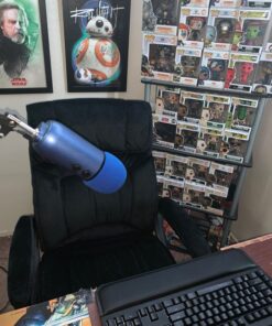 Amazon Basics Classic Office Desk Computer Chair - Adjustable, Swiveling, Ultra-Soft Microfiber, Lumbar Support, 28"D x 25"W x 43.5"H, Black 63 81bAJ97ssVL