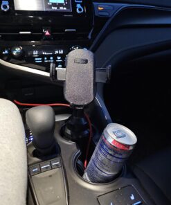 APPS2Car Solid Cup Holder Phone Mount for Car Truck with Quick Extension Long Arm Fast Swivel Adjustable Height 360 Rotatable Low Profile Universal Mobile Mount Compatible with All Cell Phone iPhone Black 33 81bBsrqOEfL