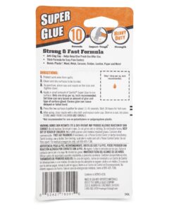 Gorilla Super Glue 15 Gram, Clear, (Pack of 1) 1 - Pack 27 81bCGK2wnL