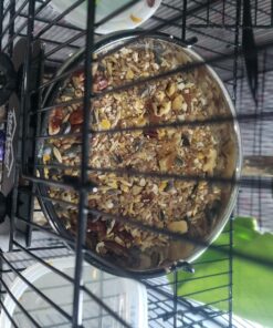 MidWest Homes for Pets Snap'y Fit Food Bowl | Pet Bowl, 20 oz. (2.5 cups) | Dog Bowl Easily Affixes to a Metal Dog Crate, Cat Cage or Bird Cage | Pet Bowl Measures 6L x 6W x 2H Inches,Silver 20 Ounces (2.5 cups) 39 81bCxo6PNOL