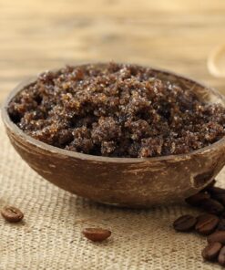 Arabica Coffee Body Scrub Exfoliator - Loaded with Caffeine for Cellulite and Stretch Marks | Exfoliating Skin on Face, Hand, Foot, Butt - Coffee Scrub for Women by Pure Body Naturals, 12 Ounce 43 81bD HiCFtL