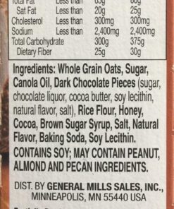 Nature Valley Granola Bars, Crunchy, Oats and Dark Chocolate, 12 Count (Pack of 6) 12 Count (Pack of 6) 27 81bDYwYluoL