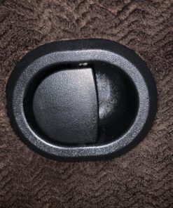 Reliable Recliner Replacement Parts Handle Small Oval Black Plastic Pull Recliner Handle 3" by 3.5" Handle Only Fits 3mm & 6mm Cables (Car Door Flapper Style) Chair Release for Sofa, Couch or Recliner Black Small Flapper Plastic 18 81bERVURB7L