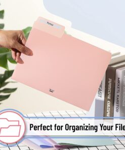 Mr. Pen- Pastel Poly File Folders, 1/3 Cut Tab, 6 Pack, Letter Size, Colored Letter Office Supplies File Folders Pastel Colors 6 per Pack 34 81bFfhAmljL