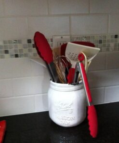 StarPack Basics Silicone Kitchen Tongs (9-Inch & 12-Inch) - Stainless Steel with Non-Stick Silicone Tips, High Heat Resistant to 480°F, For Cooking, Serving, Grill, BBQ & Salad (Cherry Red) Basic (Heat Resistant 480°F) Cherry Red 32 81bHKOt4u5L