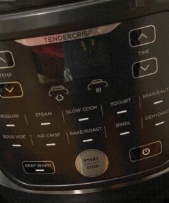 Ninja FD302 Foodi 11-in-1 Pro 6.5 qt. Pressure Cooker & Air Fryer that Steams, Slow Cooks, Sears, Sautés, Dehydrates & More, with 4.6 qt. Crisper Plate, Nesting Broil Rack & Recipe Book, Silver/Black 6.5 Quart Cooking Pot 37 81bHKw0MHAL